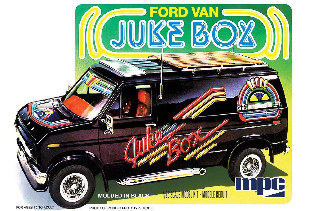 MPC 1/25 1972 1981 Ford Van "Juke Box"