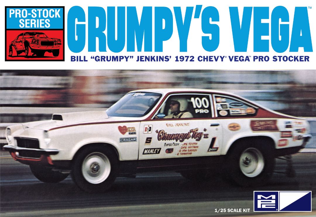 MPC 1972 Chevy Vega Pro Stock / Bill "Grumpy" Jenkins 1/25 Mode