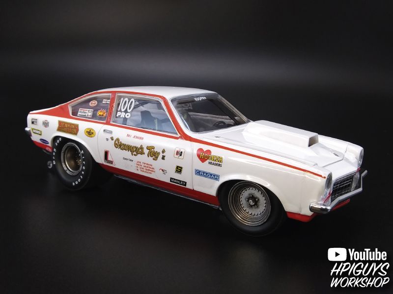 MPC 1972 Chevy Vega Pro Stock / Bill "Grumpy" Jenkins 1/25 Mode - Click Image to Close