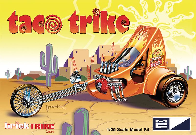 MPC Taco Trike (Trick Trikes Series) 1/25 Model Kit - Click Image to Close