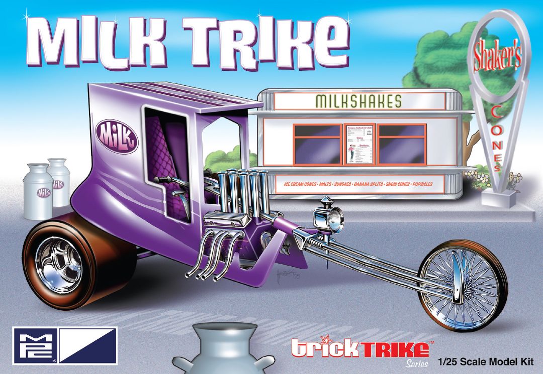 MPC Milk Trike (Trick Trikes Series) 1/25 Model Kit - Click Image to Close