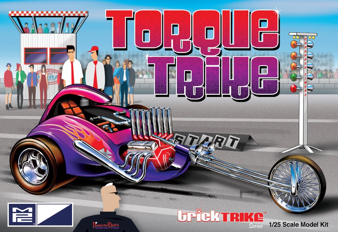 MPC Torque Trike (Trick Trikes Series) 1/25 Model Kit (Level 2) - Click Image to Close