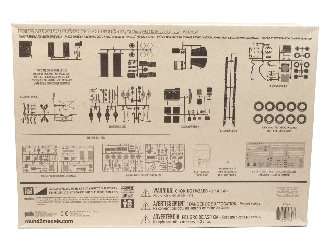 MPC Mack DM800 Semi Tractor 1/25 Model Kit - Click Image to Close