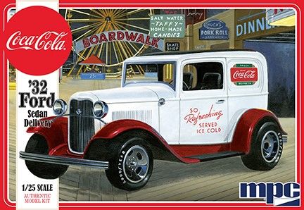 MPC 1932 Ford Sedan Delivery (Coca Cola) 1/25 Model Kit (Lvl 2) - Click Image to Close