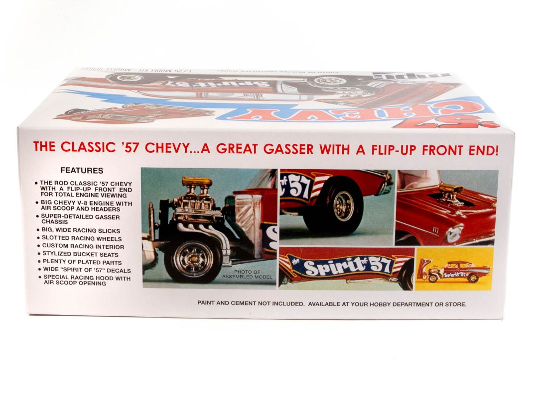 MPC 1957 Chevy Flip Nose Spirit of 57 1/25 Model Kit (Level 2)