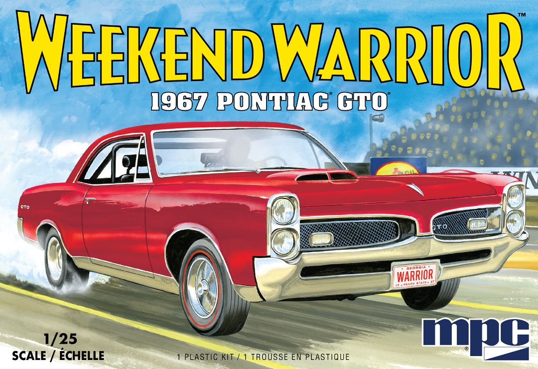 AMT 1967 Pontiac GTO (2T) 1/25 Model Kit (Level 3) - Click Image to Close