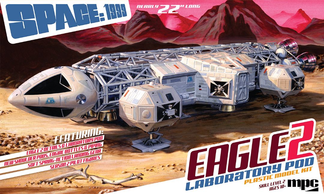 MPC Space:1999 Eagle II w/Lab Pod 1/48 Model Kit (Level 2)