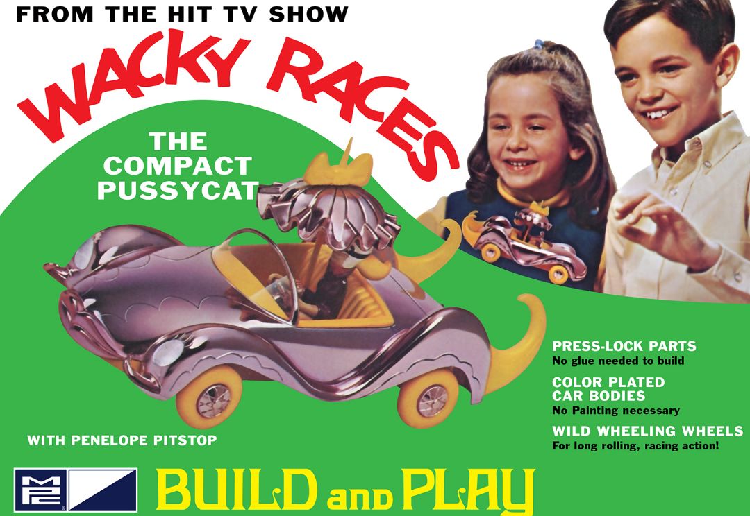 MPC Wacky Races - Compact Pussycat (SNAP) 1/32 Model Kit Level 2 - Click Image to Close