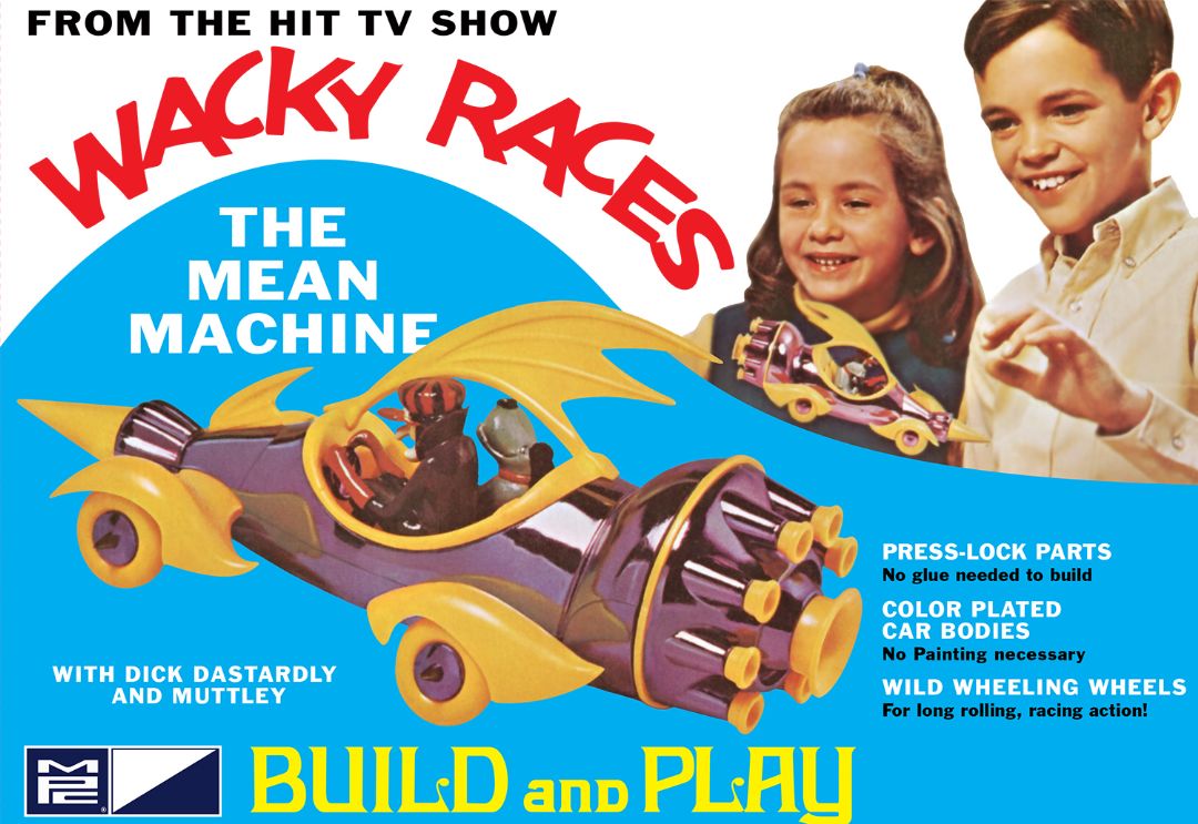 MPC Wacky Races - Mean Machine (SNAP) 1/32 Model Kit (Level 2) - Click Image to Close