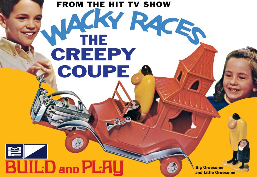 MPC Wacky Races - Creepy Coupe (SNAP) 1/32 Model Kit (Level 2)