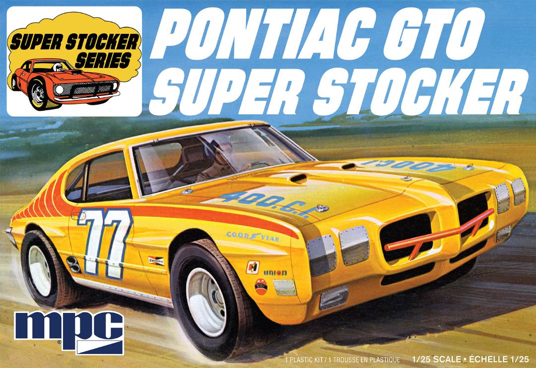 MPC 1970 Pontiac GTO Super Stocker 2T 1/25 Model Kit (Level 2) - Click Image to Close