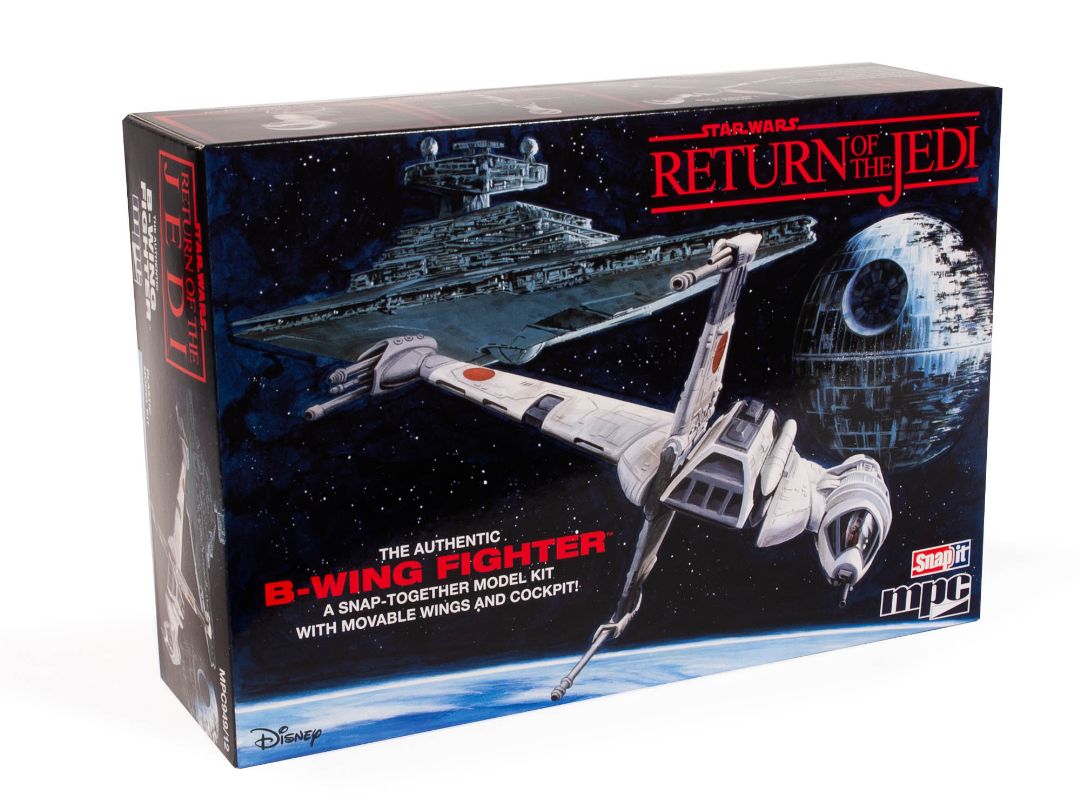 MPC Star Wars: Return of the Jedi B-Wing Fighter (Snap) 1/144 - Click Image to Close