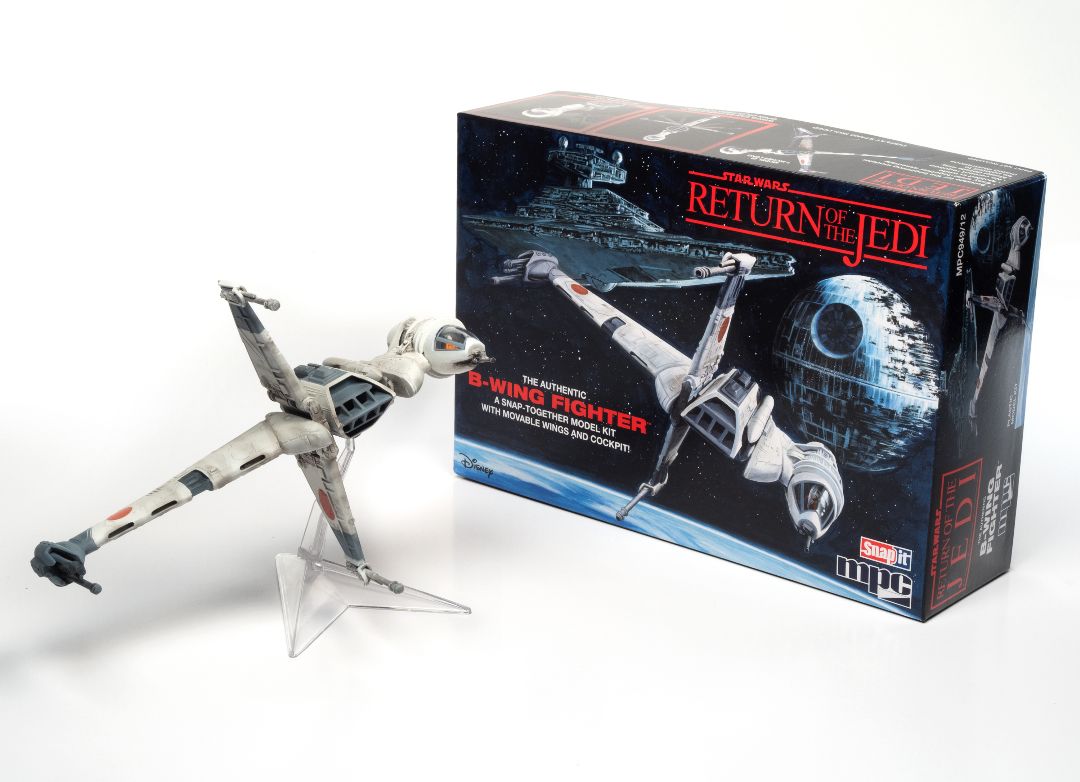 MPC Star Wars: Return of the Jedi B-Wing Fighter (Snap) 1/144 - Click Image to Close