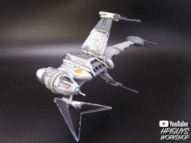 MPC Star Wars: Return of the Jedi B-Wing Fighter (Snap) 1/144 - Click Image to Close