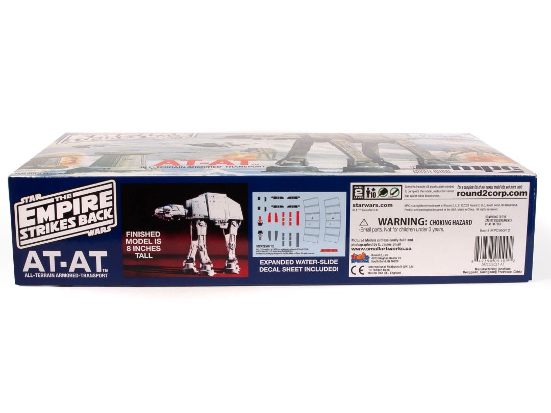 MPC Star Wars: The Empire Strikes Back AT-AT 1/100 Model Kit - Click Image to Close