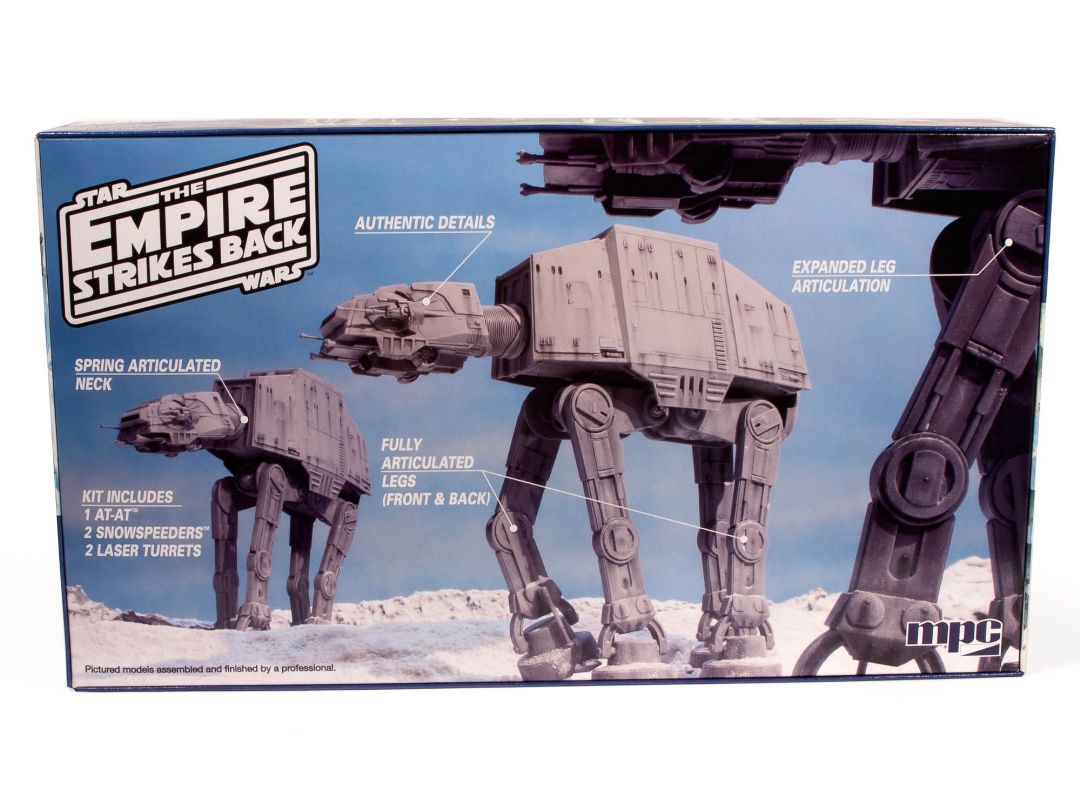 MPC Star Wars: The Empire Strikes Back AT-AT 1/100 Model Kit - Click Image to Close