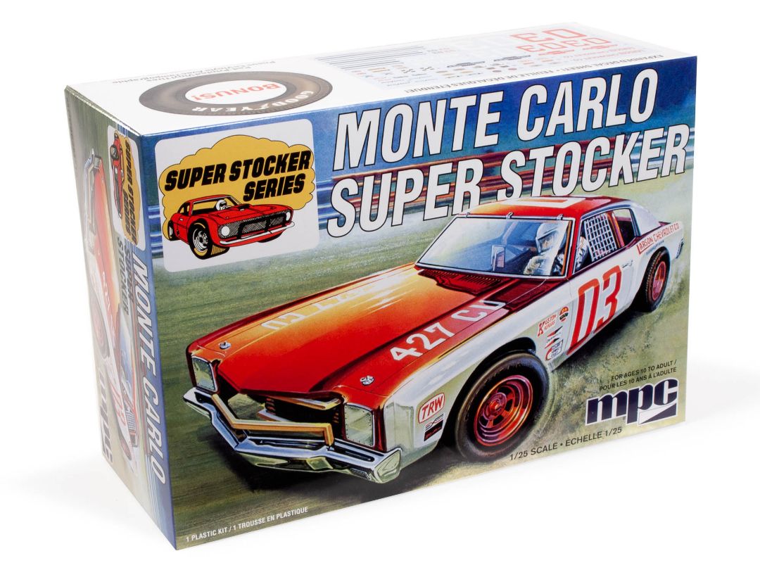 MPC 1971 Chevy Monte Carlo Super Stocker 2T 1/25 Model Kit