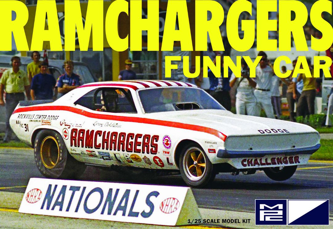 MPC 1/25 Scale Ramchargers Dodge Challenger Funny Car