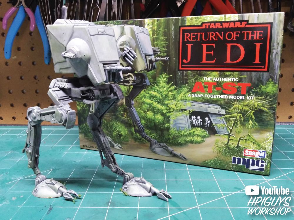 MPC 1/100 Scale Star Wars: Return of the Jedi AT-ST Walker - Click Image to Close