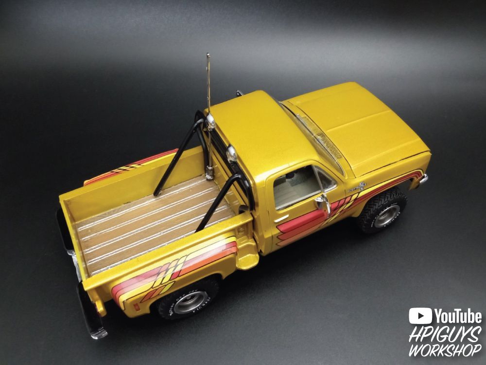 MPC 1/25 1981 Chevy Stepside Pickup Sod Buster Model Kit