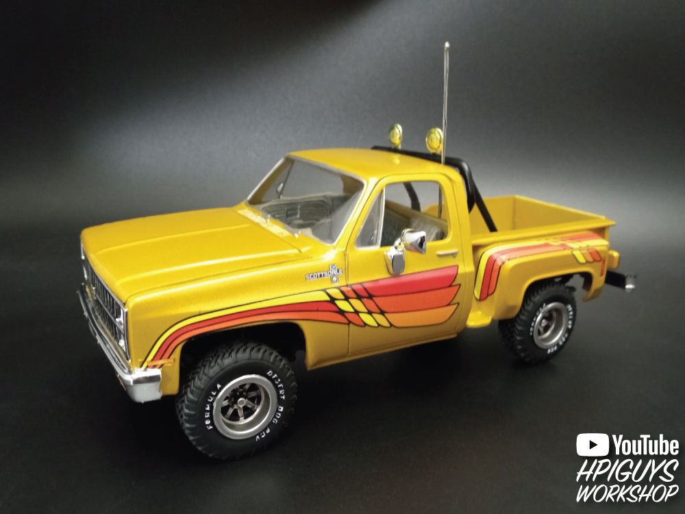 MPC 1/25 1981 Chevy Stepside Pickup Sod Buster Model Kit