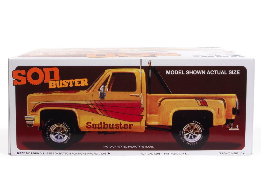 MPC 1/25 1981 Chevy Stepside Pickup Sod Buster Model Kit