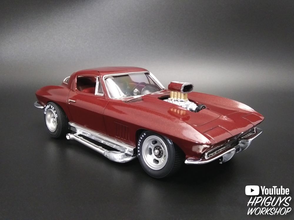 MPC 1/25 Scale 1967 Chevy Corvette Stingray "Streaker Vette"