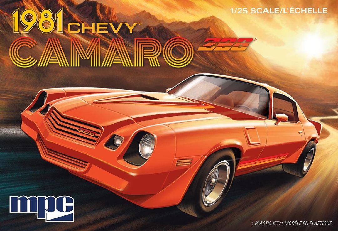 MPC 1981 Chevy Camaro Pro Street 1/25 Model Kit (Level 2)