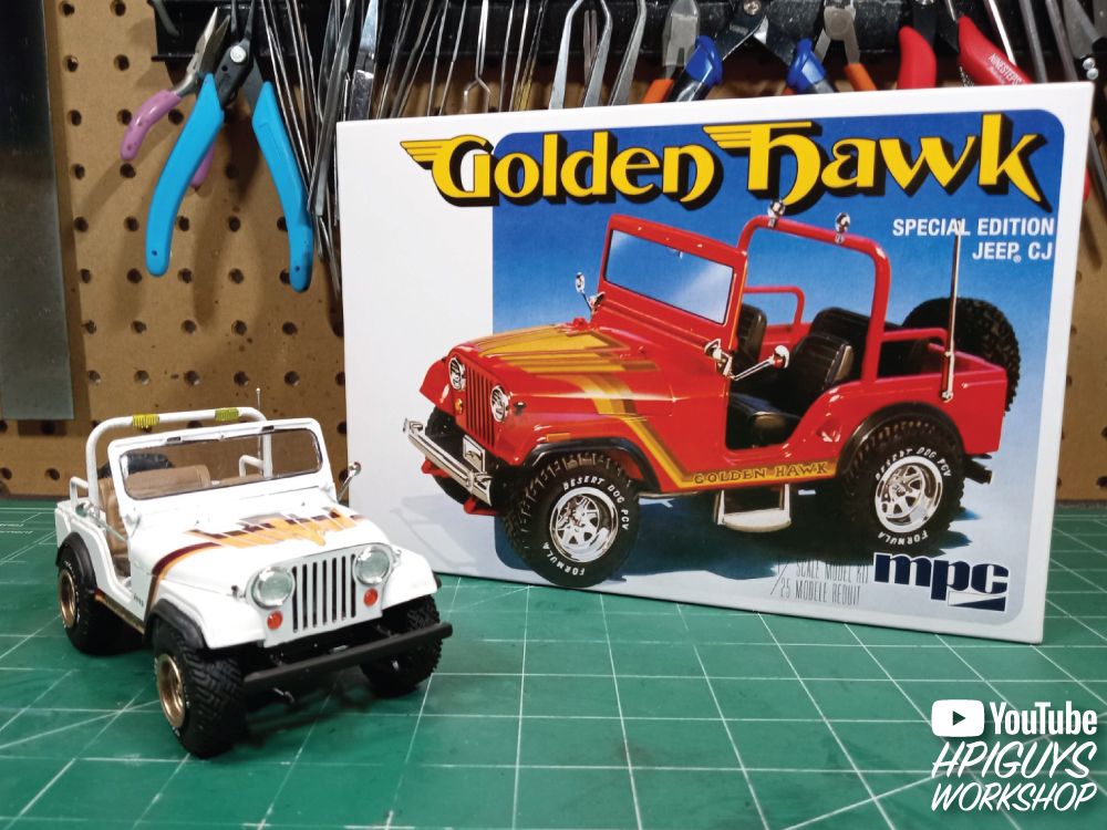 MPC 1/25 1981 Jeep CJ5 Golden Hawk Model Kit (Level 2)