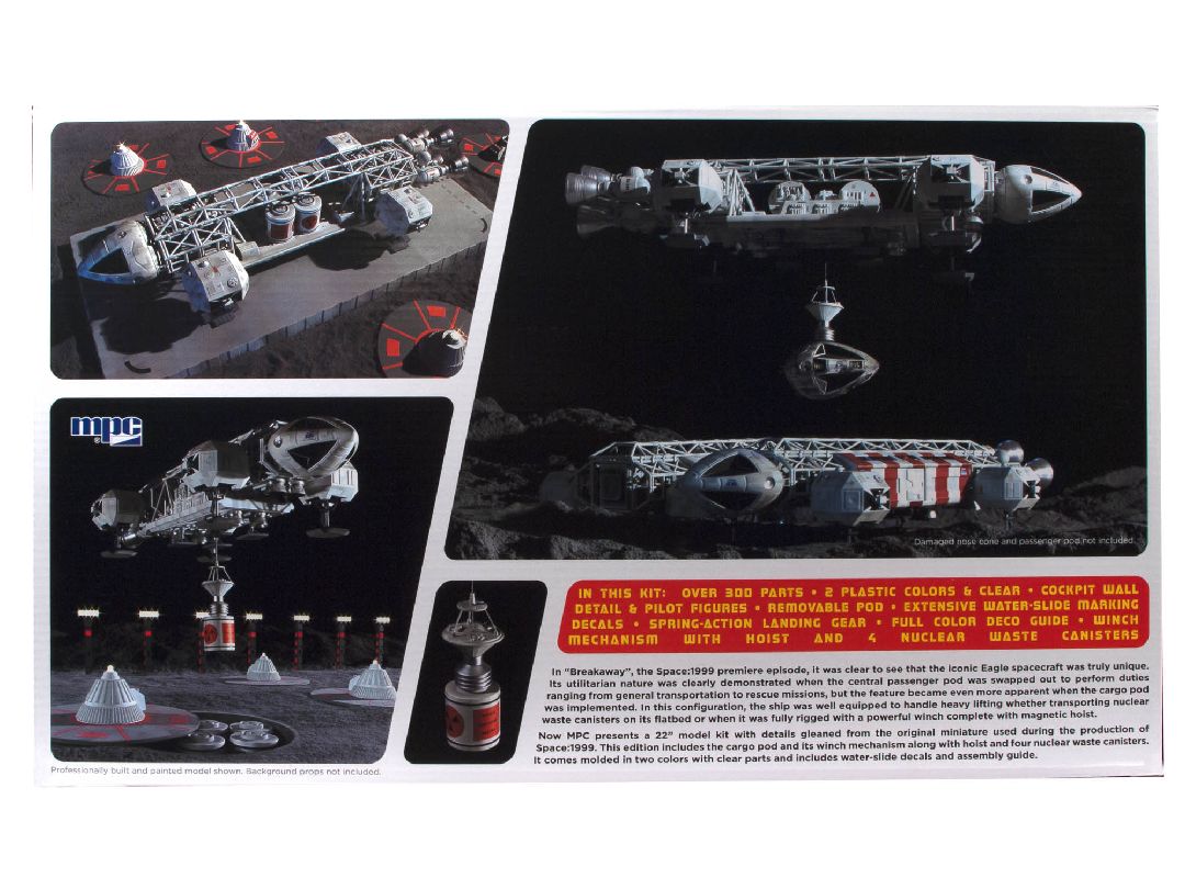 MPC Space 1999 22" Eagle with Cargo Pod - Click Image to Close