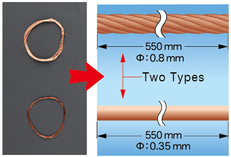 Master Tools 55cm Brass Wire set - Click Image to Close