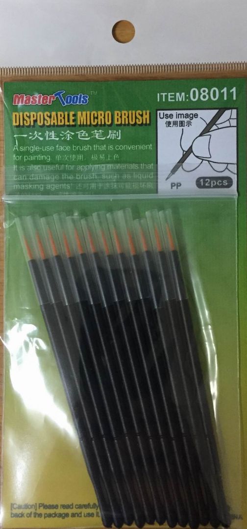 Master Tools Disposable Micro Brush - Click Image to Close