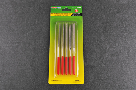 Master Tools Assorted diamond files set (Grit size:150) 3x140mm - Click Image to Close