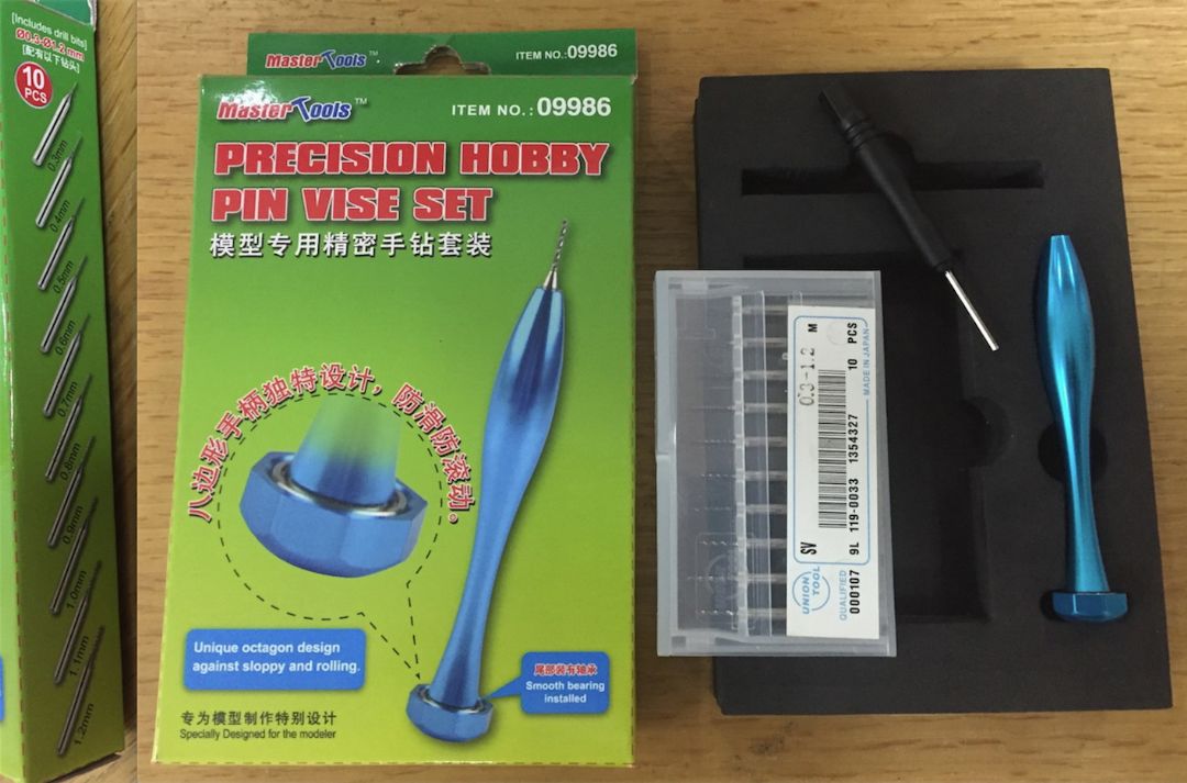 Master Tools Precision Hobby Pin Vise Set (0.3-1.2mm) - Click Image to Close
