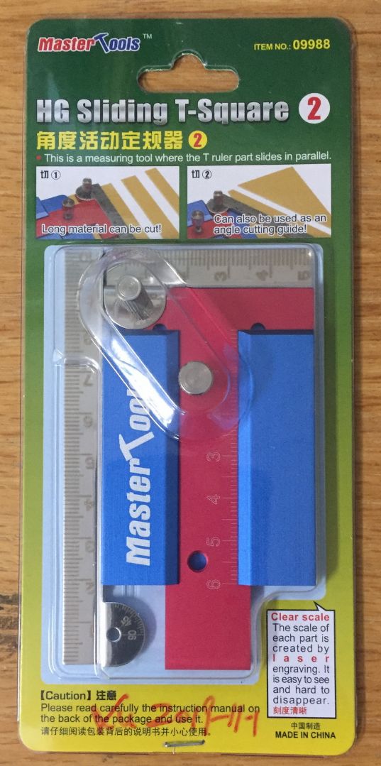 Master Tools Vari-Angle Sliding T-square - Click Image to Close