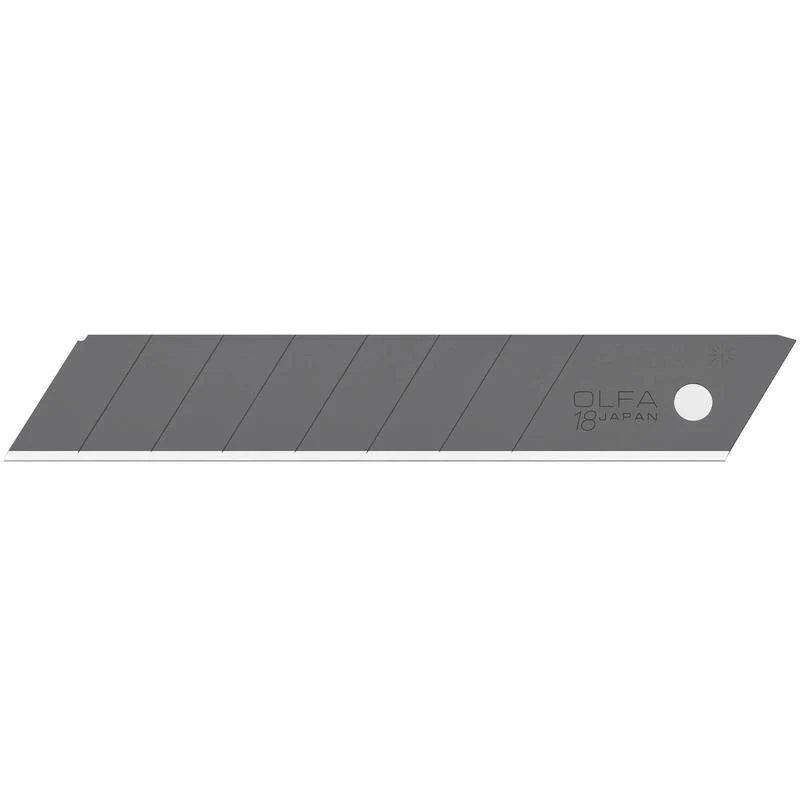 OLFA 18mm LBB-5B Black Snap Blades (5 Blades per Pack) - 6 Pack