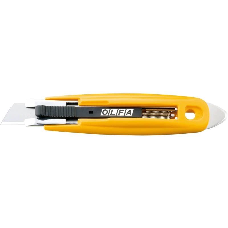 OLFA SK-9 Semi-Auto Self-Retracting Safety Knife w/ Pick(1)-6 Pk