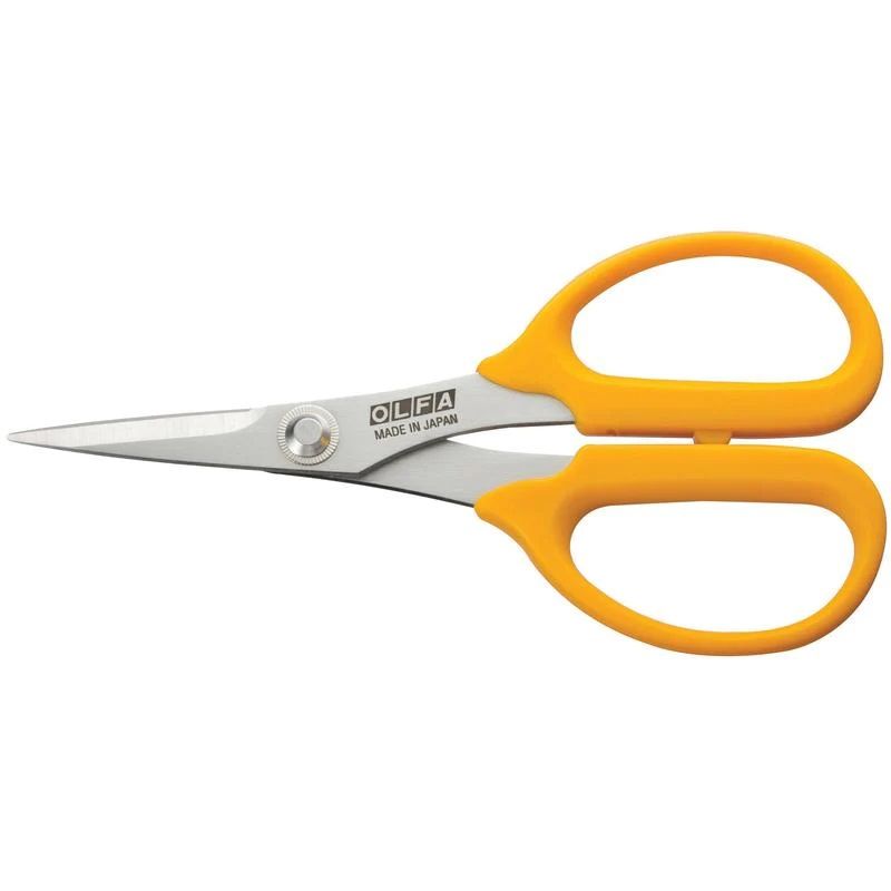 OLFA SCS-4 5" Straight-Edge Stainless Precision Scissors (1)