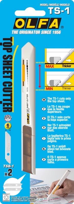 OLFA TS-1 Top Sheet Cutter (1) - 6 Pack