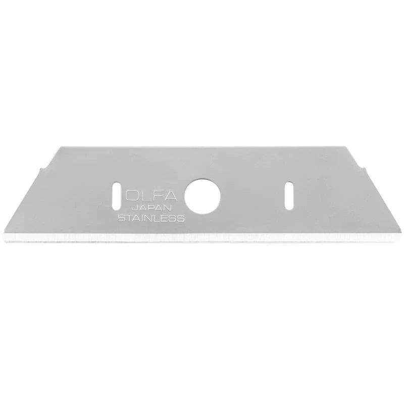 OLFA SKB-2S-R/10B Round Tip Dual-Edge Stainless Steel Safety Blades (10 Blades per Pack) - 6 Pack