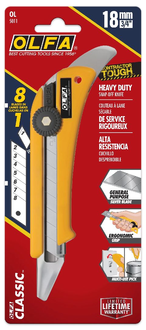 OLFA 18mm OL Extended Depth Utility Knife (1) - Click Image to Close