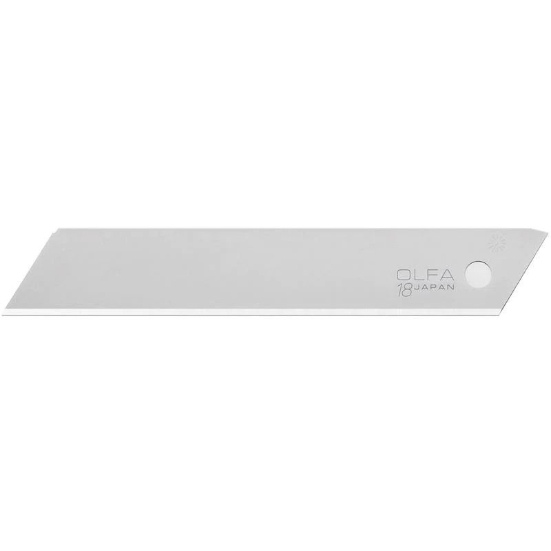 OLFA 18mm L-SOL-10B Solid Blades (10 Blades per Pack) - 6 Pack