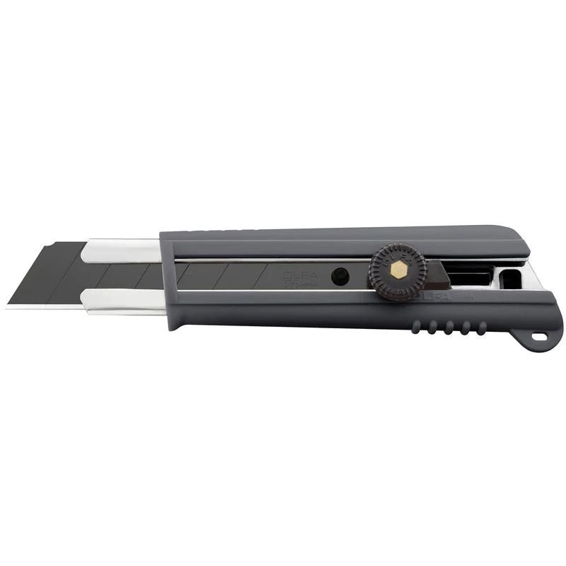 OLFA 25mm NH-1 Rubber Grip Ratchet-Lock Knife (1)