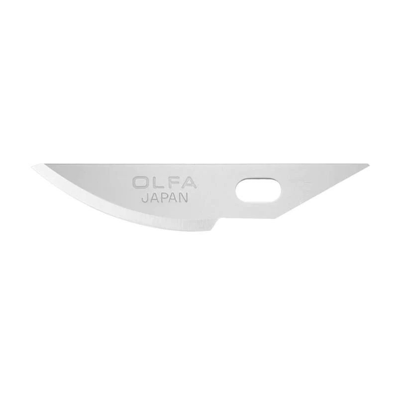 OLFA KB4-R/5 Curved Carving Art Blades(5 Blades per Pack)-6 Pack