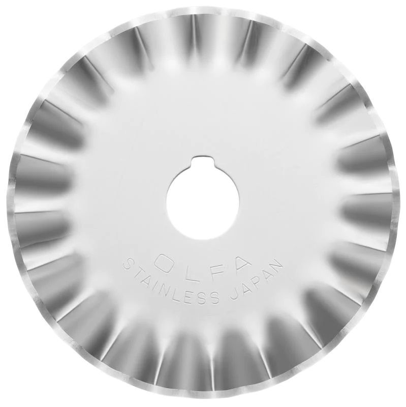 OLFA 45mm PIB45-1 Stainless Steel Pinking Blade (1) - 6 Pack