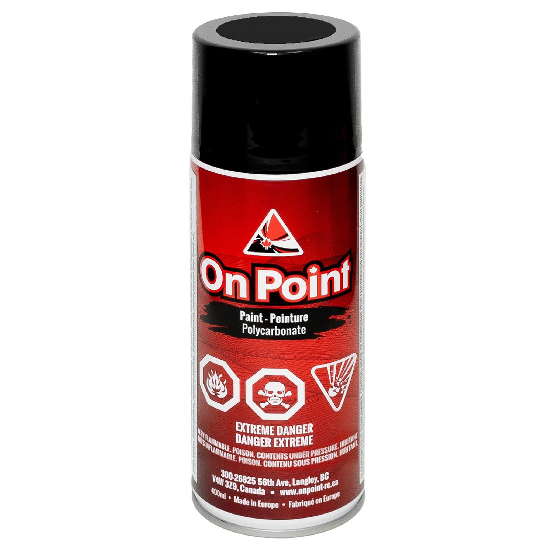 On Point 400ml RC Spray Paint - Pure Black