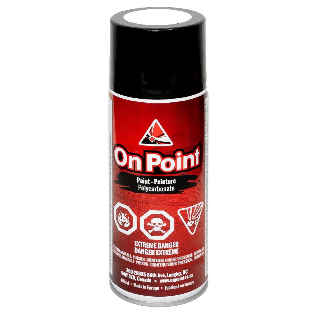 On Point 400ml RC Spray Paint - White - Click Image to Close