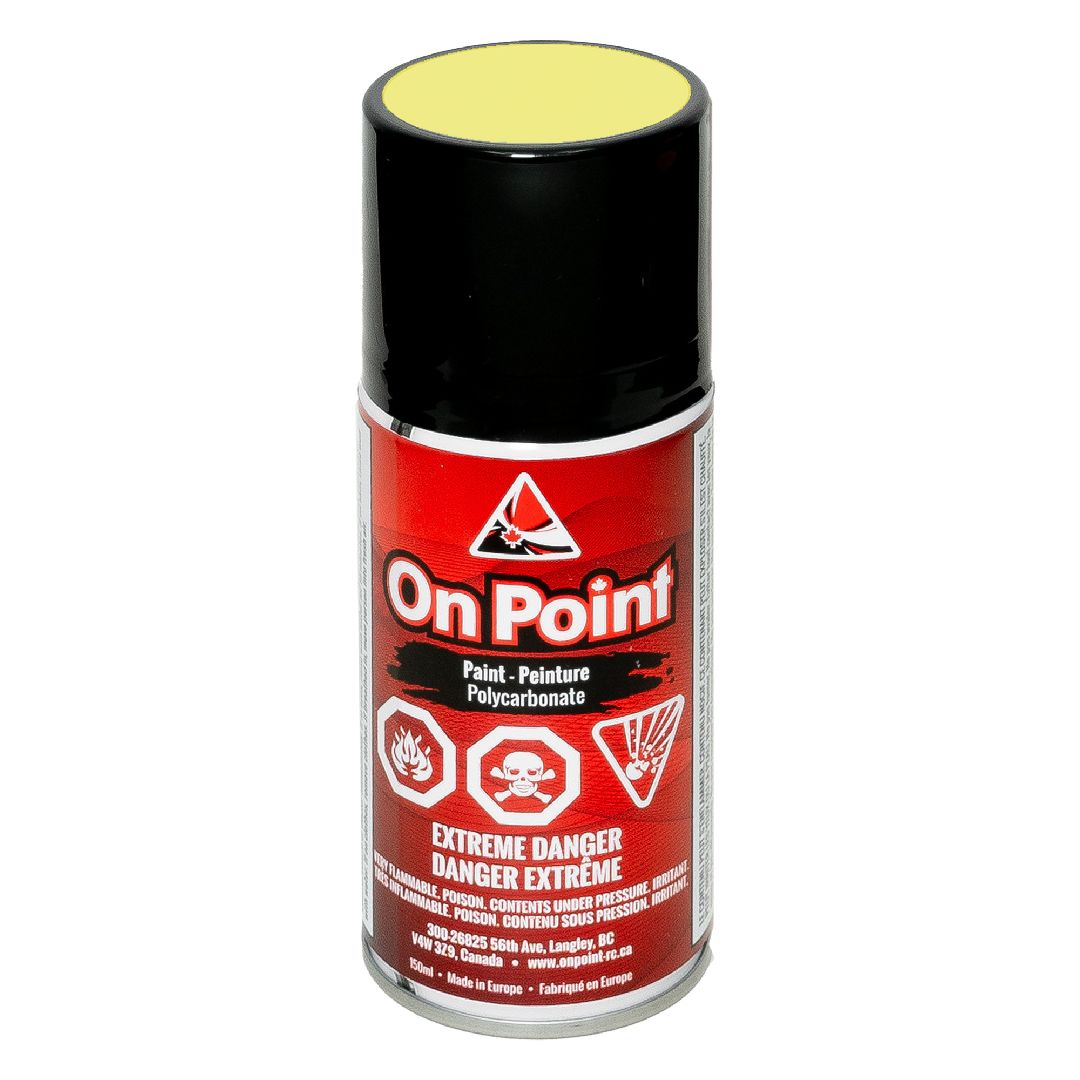 On Point 150ml RC Spray Paint - Light Yellow