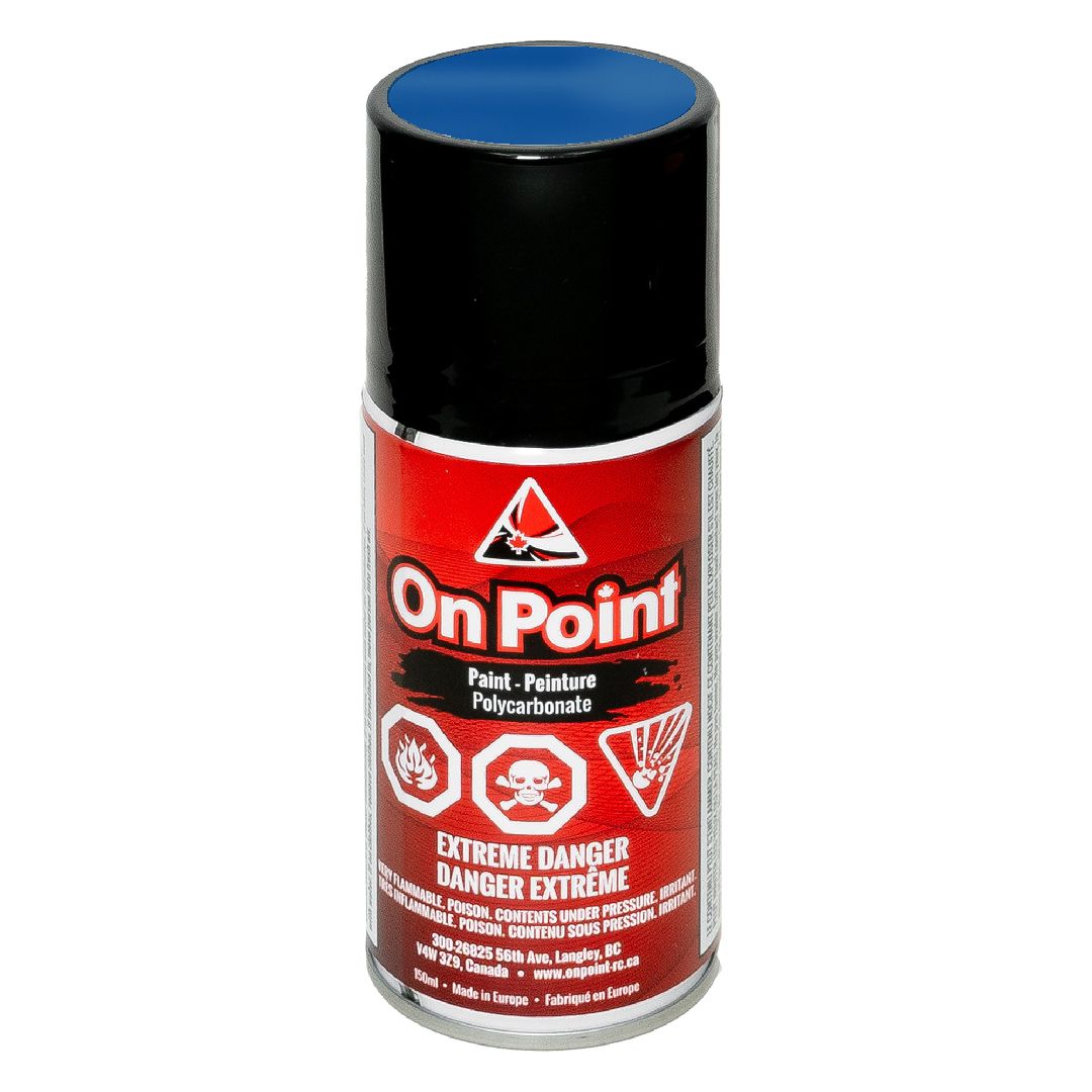 On Point 150ml RC Spray Paint - Metallic Blue - Click Image to Close