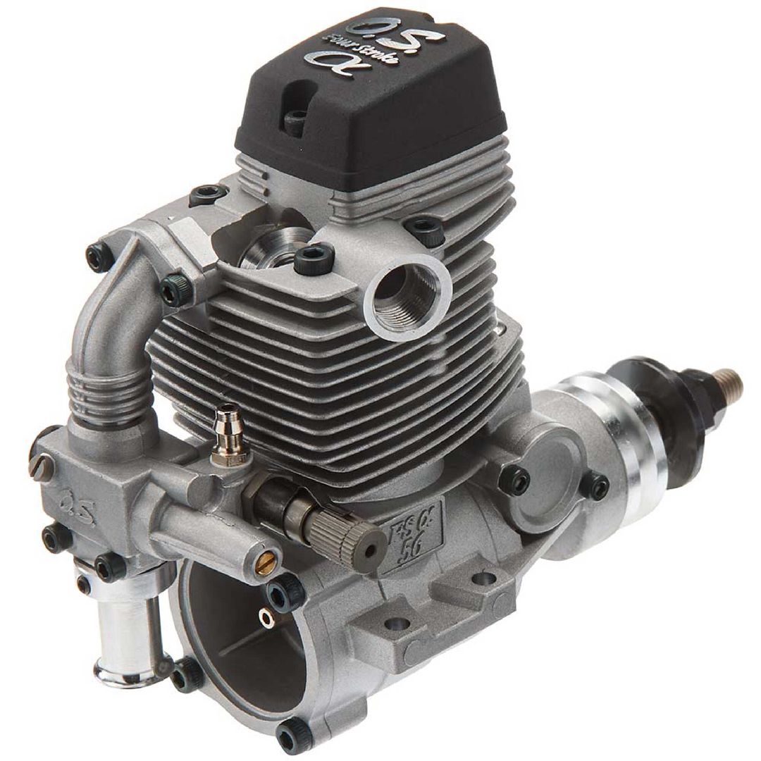 OS Engines 34330 FSa-56II Airplane Engine w/F-4040 Silencer